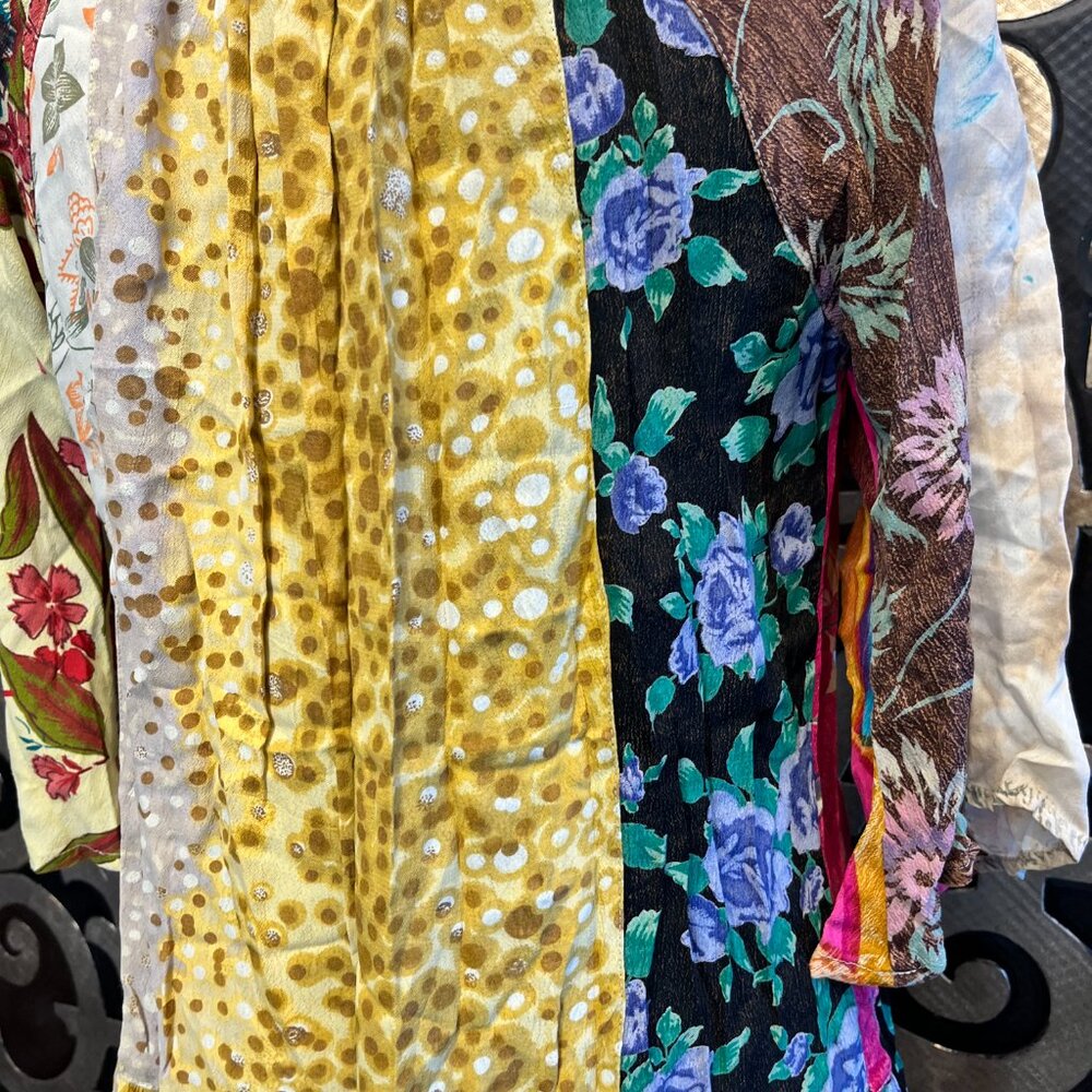 Sacred Threads Patchwork Multi Print Top - image 5